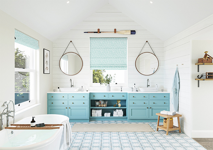 Sandbank, Sea Glass - Twist&Fit Roman Blind - Image 8